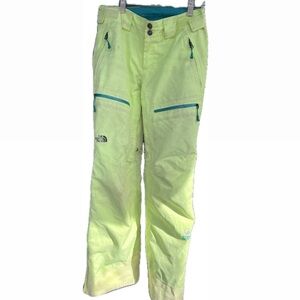 The North Face Steep Series Futurelight Purist Ski Snow Pants Green XS FLAWS